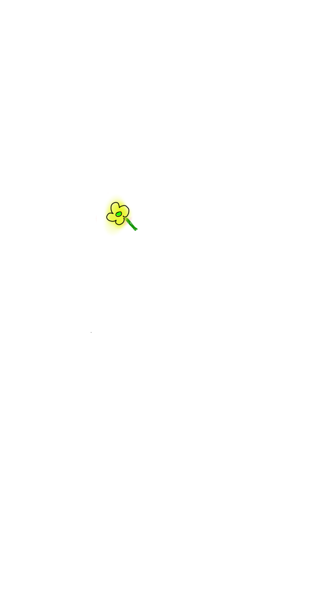 A third glowing flower